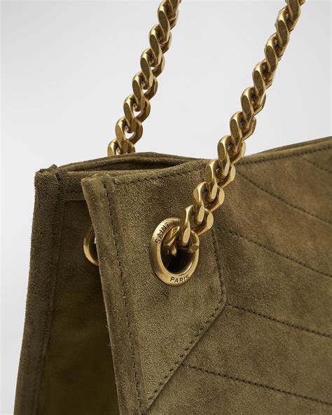 ysl niki shopping tote|YSL niki bag suede.